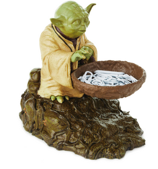 Hallmark Star Wars Yoda Paper Clip Holder New With Tags