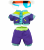 Disney NuiMOs Outfit Purple Snow Jacket Snowpants and Snowboard Goggles New Card