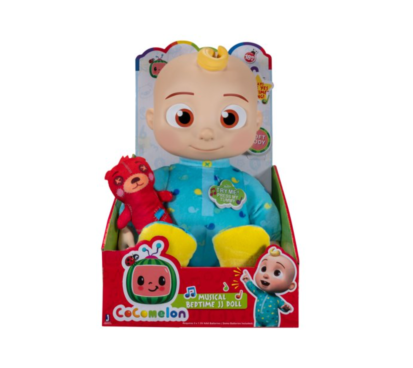 CoComelon Bedtime Time JJ Musical Yes Yes Bedtime Song Plush Doll New with Box