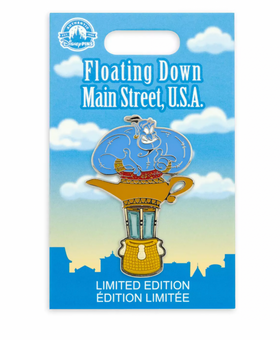 Disney Aladdin Genie Pin on the Month Balloons Limited Edition New with Card