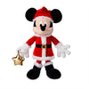 Disney Parks Santa Mickey Plush Medium with Padded Golden Star Ornament New Tag
