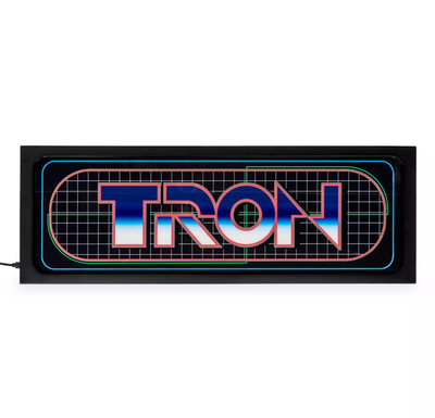 Disney Parks Tron LED Light-Up Sign New