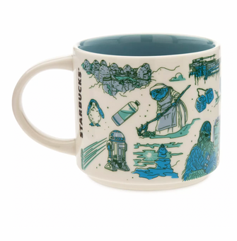 Disney Starbucks Been There Star Wars Ahch-To Ceramic Coffee Mug New with Box