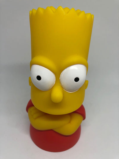 Universal Studios The Simpsons Bart Bust Coin Bank New