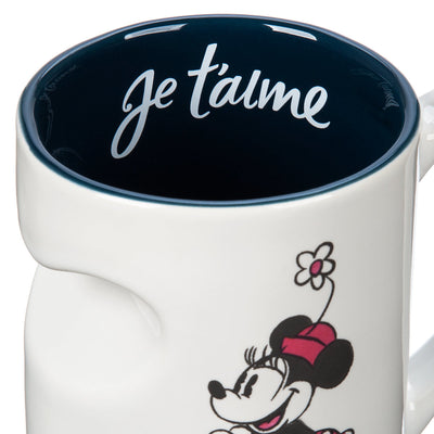 Disney Parks Mickey and Minnie Mouse Sweethearts Coffee Mug Set New with Box