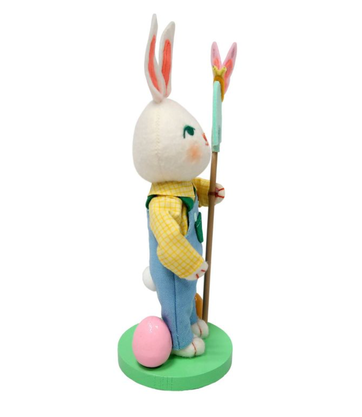 Easter 2022 Spritz Fabric Bunny Farmer Holding Shovel Target New with Tag