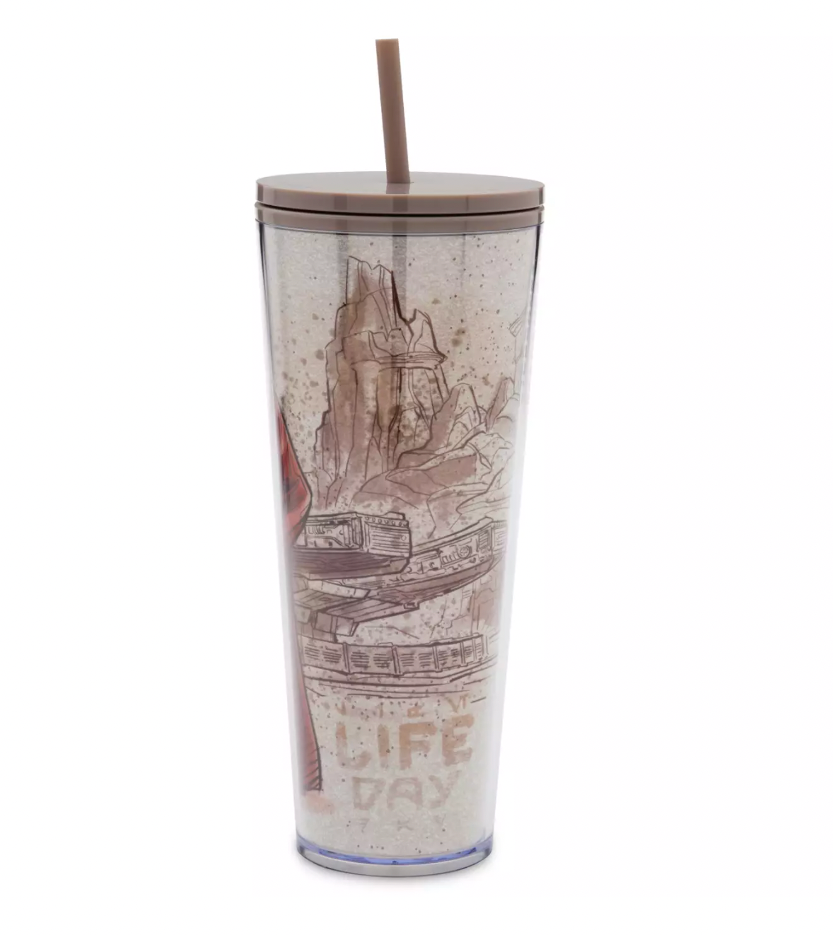 Disney Star Wars Life Day Wookiee Tumbler with Straw Starbucks New