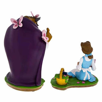Disney Theme Parks Art Belle and The Beast 2 Figurine Set New with Box