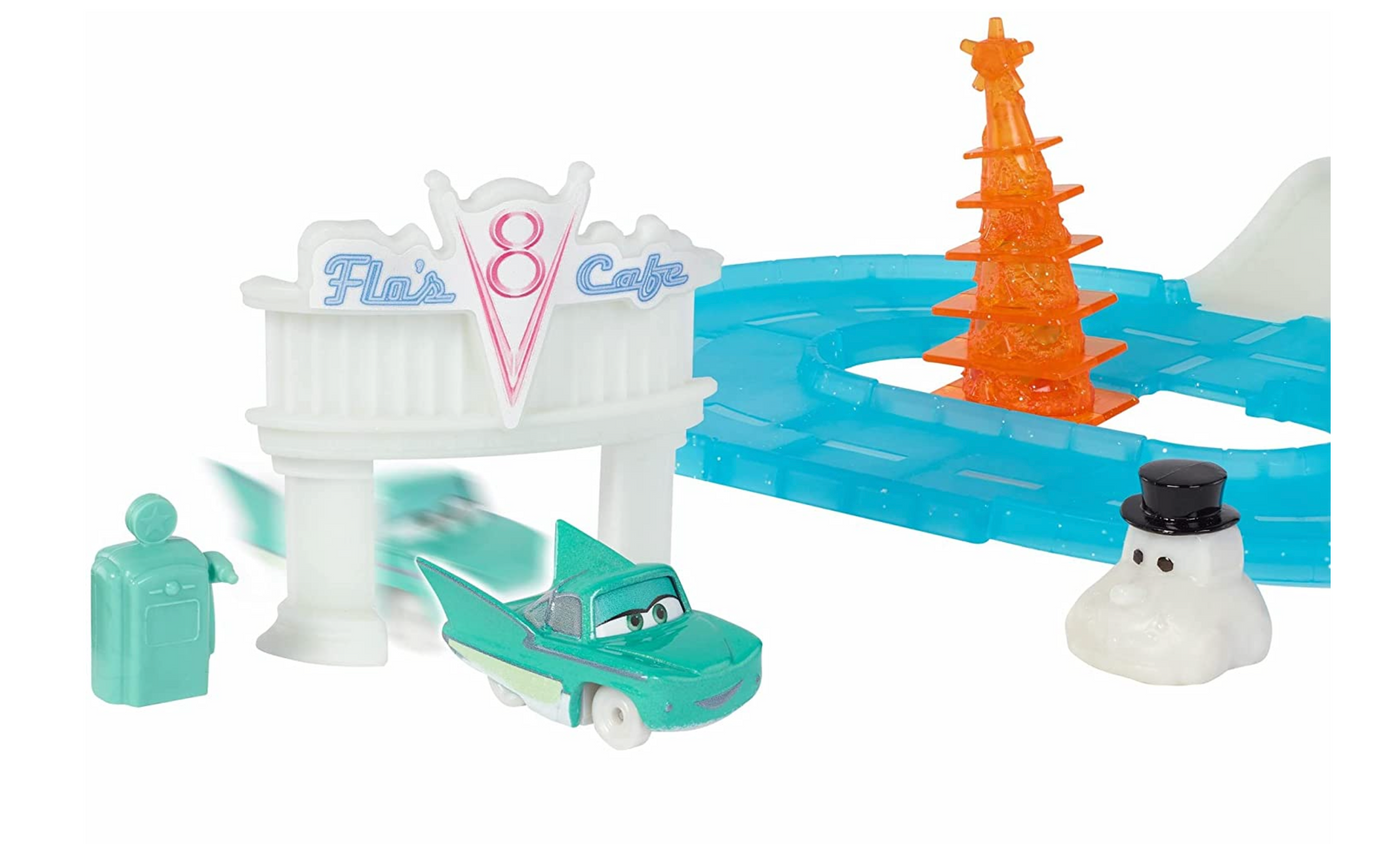 Disney Cars Pixar Mini Racers Advent Calendar Track Set McQueen Mater Mack New