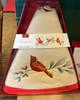 Hallmark 2022 Cardinal Couple Christmas Tree Skirt New With Box