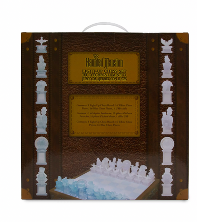 Disney Parks The Haunted Mansion Light-Up Chess Set New with Box
