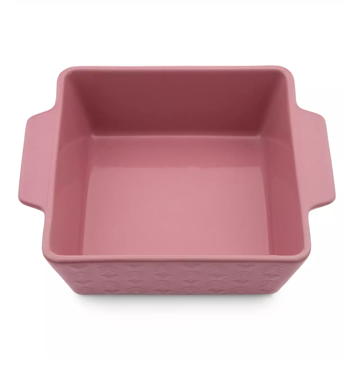 Disney Homestead Mickey Icon Pink Stoneware Baking Dish New