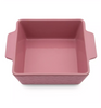 Disney Homestead Mickey Icon Pink Stoneware Baking Dish New