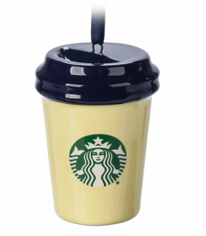 Disney Starbucks Minnie Disneyland Cup Christmas Ornament New with Tag