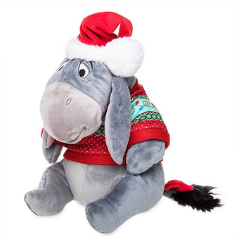 Disney Store Eeyore Holiday Plush Doll Medium New with Tags