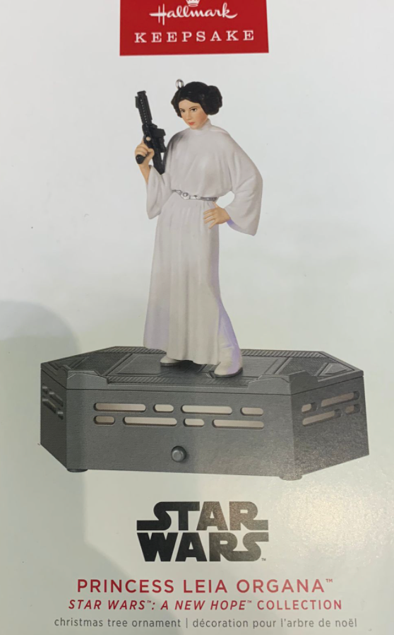 Hallmark 2022 Star Wars New Hope Princess Leia Organa Christmas Ornament New Box