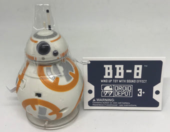 Disney Parks Star Wars Galaxy Edge Droid Depot BB-8 Wind Up Toy Sound New w Tag
