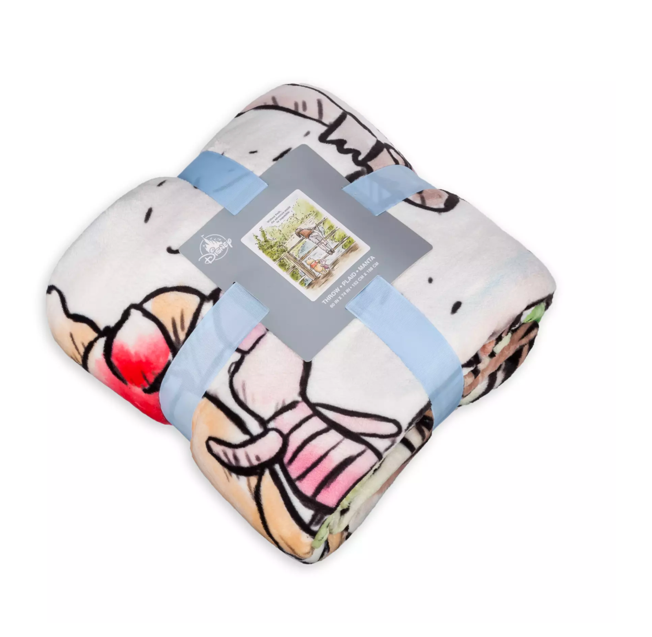 Disney Parks Winnie the Pooh Classic Fleece Throw Blanket New with Tag