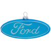 Robert Stanley Ford Emblem Glass Christmas Ornament New with Tag