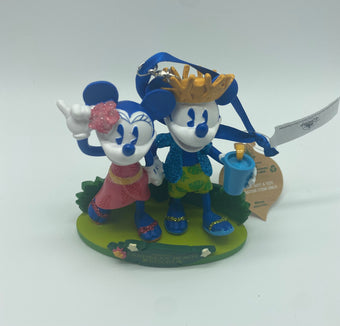 Disney Parks Caribbean Beach Resort Mickey and Minnie Christmas Ornament New Tag