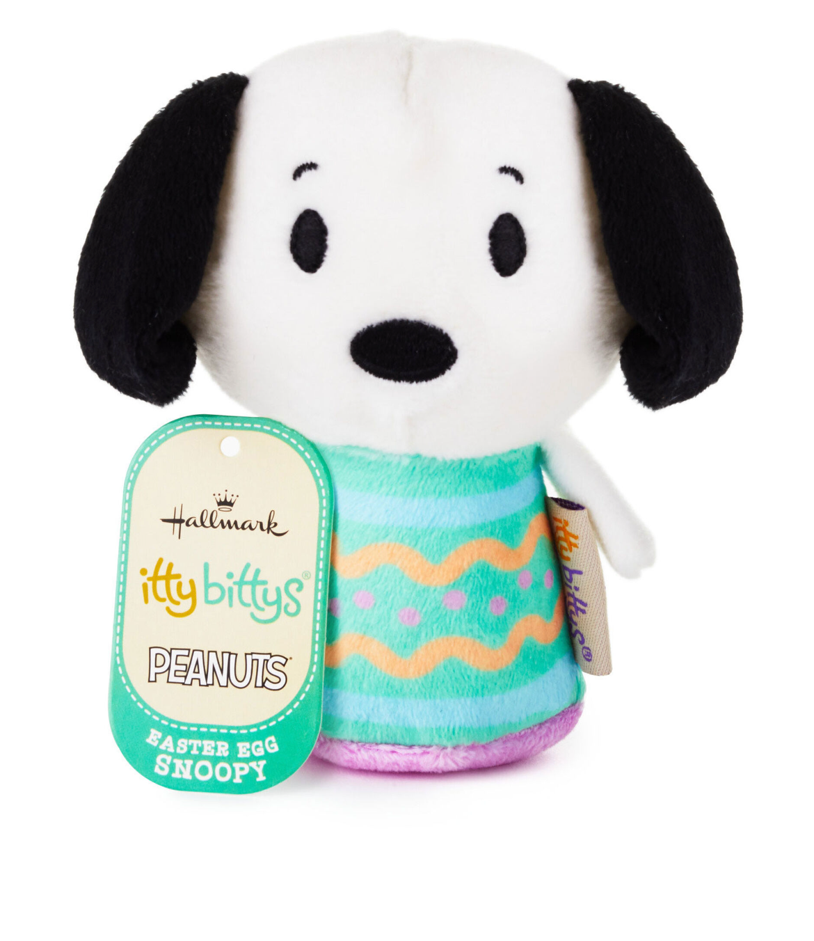Hallmark Itty Bittys Peanuts Easter Egg Snoopy Plush New with Tag