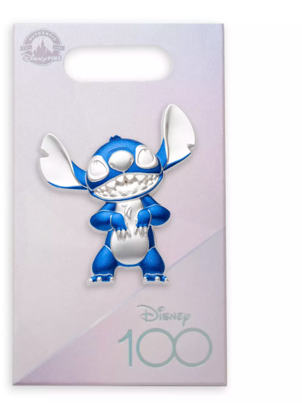 Disney 100 Years of Wonder Celebration Stitch 3D Pin New with Card