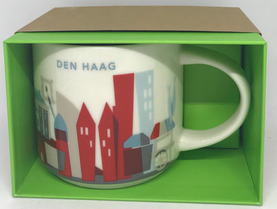 Starbucks You Are Here Den Haag Netherland Ceramic Coffee Mug New with Box
