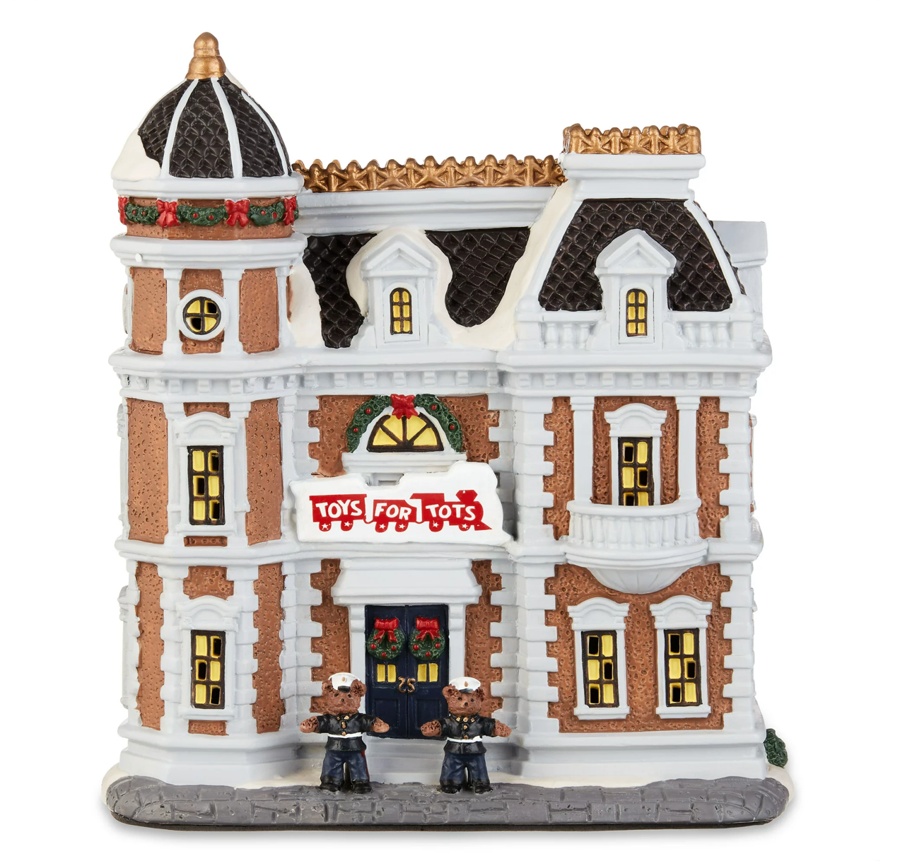 Holiday Time Toys For Tots Village House 2022 Christmas Decoration New In Box