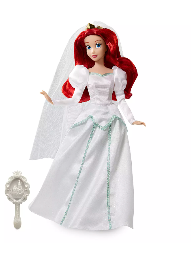 Disney Princess Ariel Wedding Classic Doll with Brush New with Box