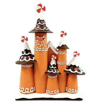 Disney Mickey Minnie Holiday Christmas Countdown Calendar Gingerbread Castle New