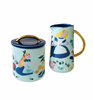 Disney Alice in Wonderland 70th by Mary Blair Creamer and Sugar Bowl Set New