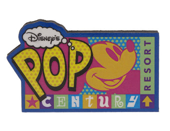 Disney Parks Pop Century Wood Magnet New