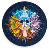 Disney Parks Passport Collection Mickey Compass Ceramic Plate New
