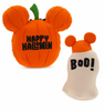 Disney Halloween Boo Mickey Jack-o'-Lantern and Ghost Throw Pillows New with Tag