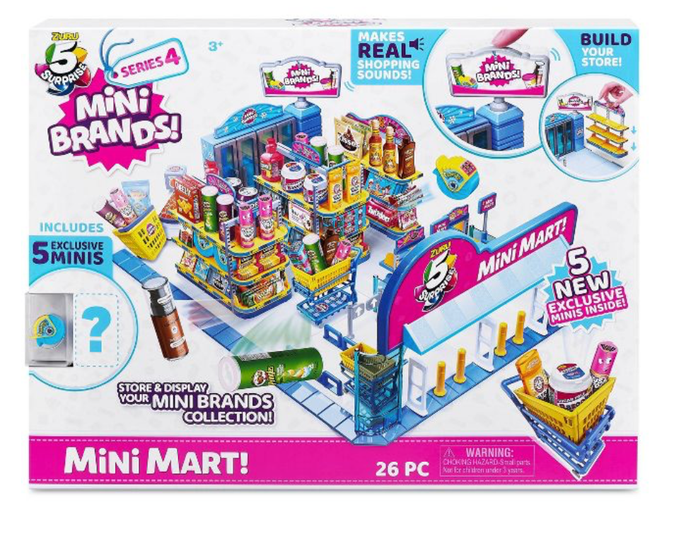 5 Surprise Mini Brands Series 4 Mini Mart New With Box