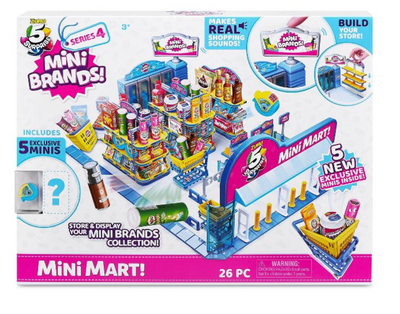 5 Surprise Mini Brands Series 4 Mini Mart New With Box