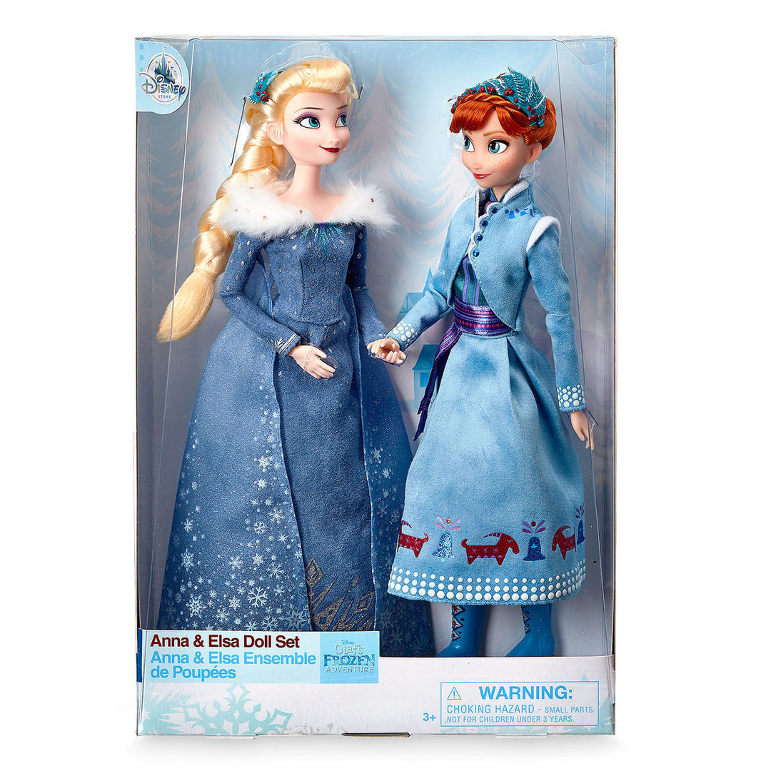 Disney Frozen Anna And Elsa Dolls Disney Olaf's Frozen Adventure Anna And Elsa Doll Set New With Box