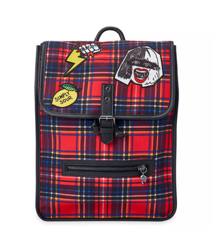 Disney Parks Cruella Live Action Plaid Backpack New with Tag