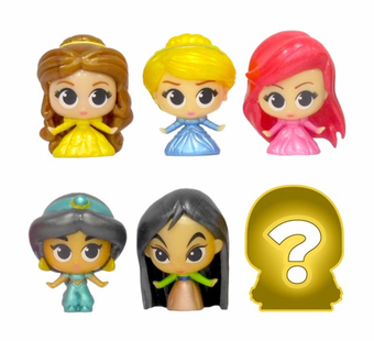 Disney Princess Squishy Series 4 Surprise Character Collect all 6 New