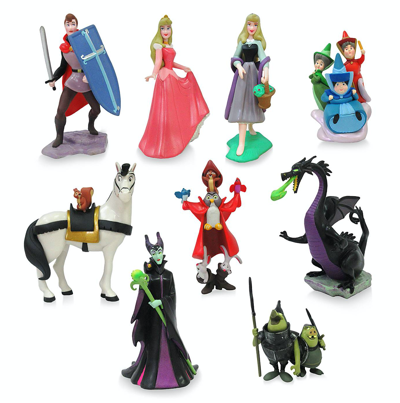 Disney Sleeping Beauty Deluxe Figure Play Set Cake Topper New with Box