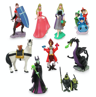 Disney Sleeping Beauty Deluxe Figure Play Set Cake Topper New with Box