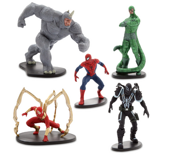 Disney Store Spider-Man Fold-up Illustrated Play Mat Play Set New with Box