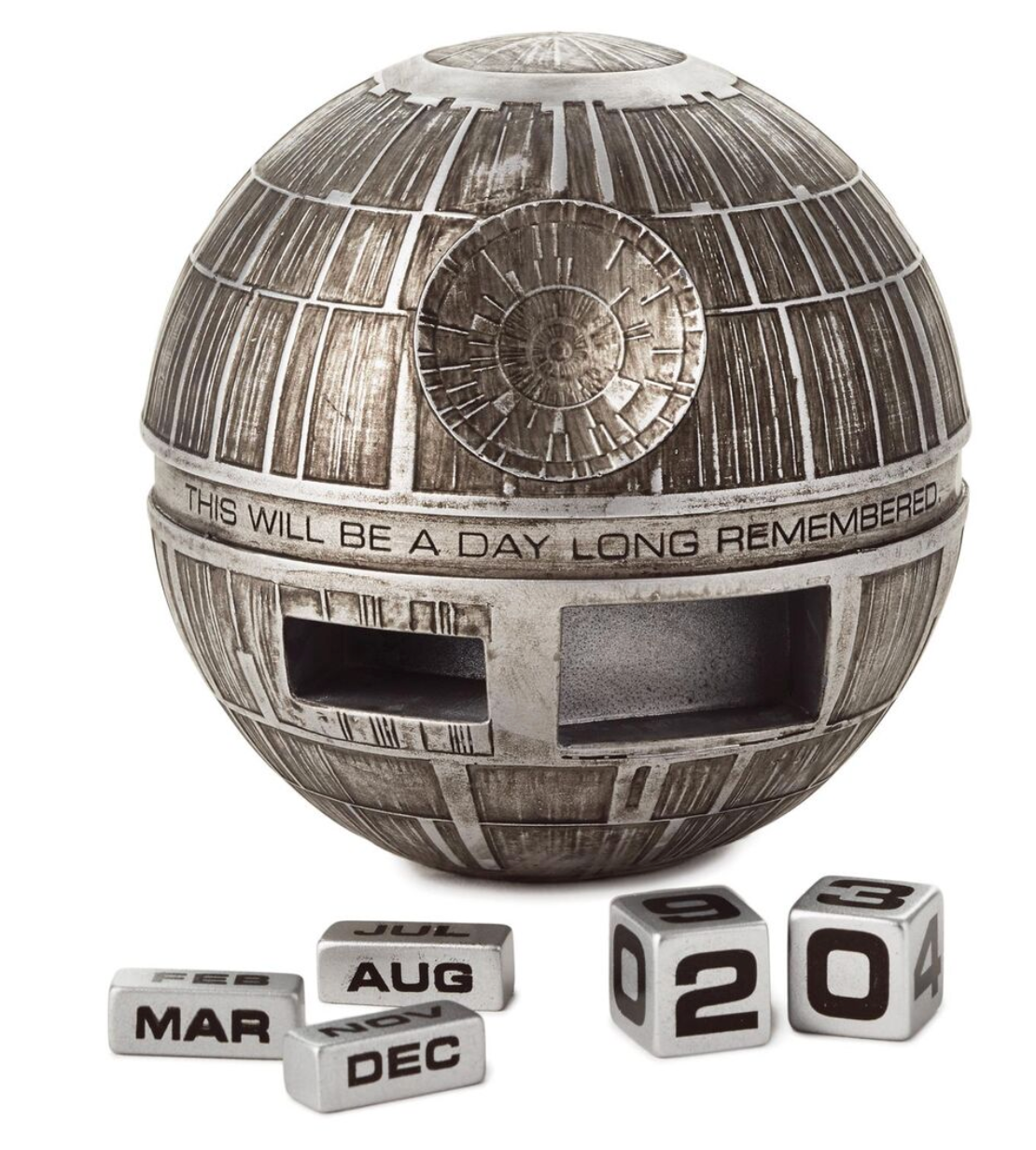 Hallmark Star Wars Death Star Perpetual Calendar New