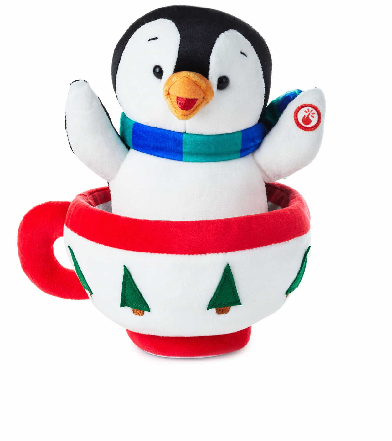 Hallmark Twirly Teacup Playful Penguins Musical Plush with Motion New with Tag
