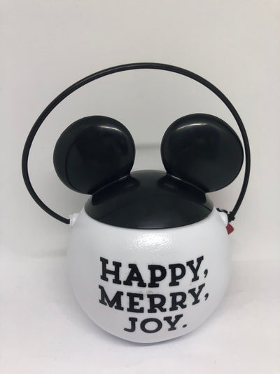 Disney Parks Mickey Snowman Gummi Snowmen Candy Bowl New with Tag