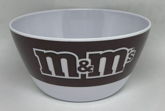 M&M's World Brown Character Logo Big Face Bowl New