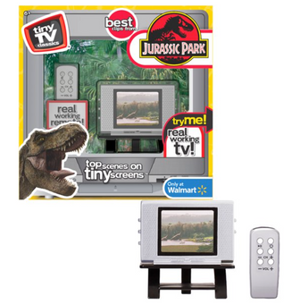 Jurassic Park Tiny TV Classics Basic Fun Exclusive New Sealed