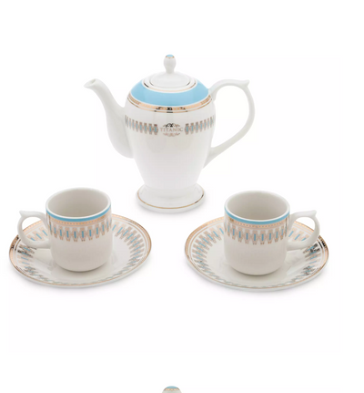 Disney Parks 25th Anniversary Titanic The Movie Tea Set New with Box