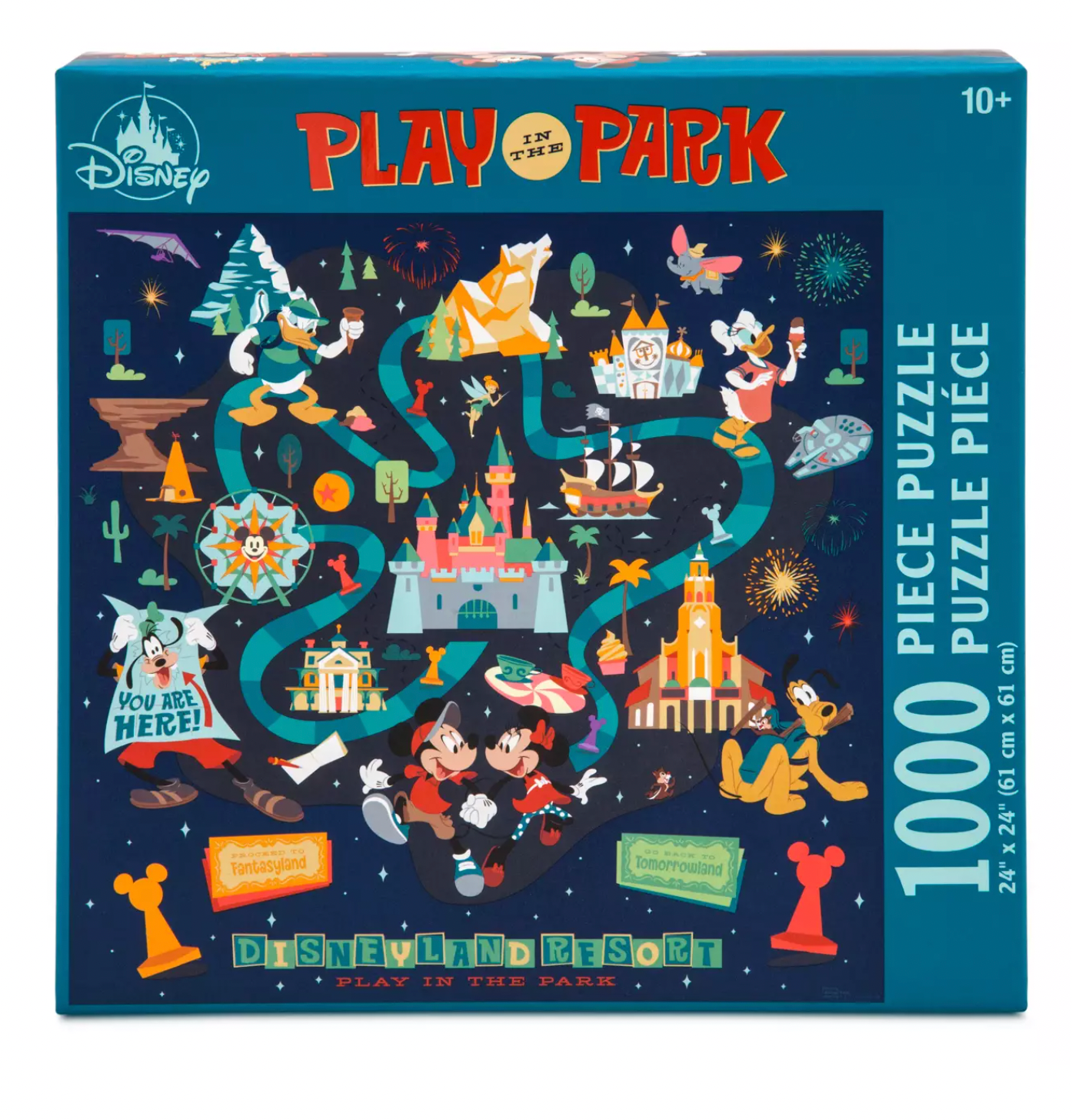 Disney Disneyland Mickey and Friends Play in the Park 1000 pcs Puzzle New w Box