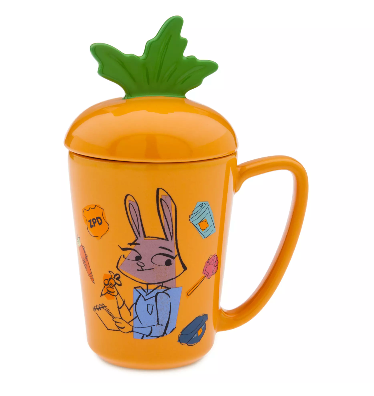 Disney Zootopia Judy Hopps Ceramic Mug with Lid New